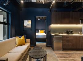 Abstract Hotel Accommodation Rooms