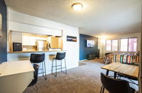 33 Avenida Pool View Studio new to market Avenida king bed ds Accommodation Rooms