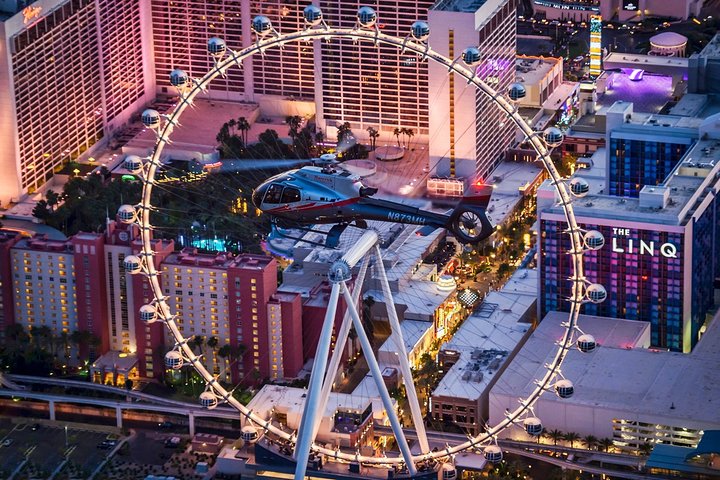 Las Vegas Strip Helicopter Night Flight With Optional Transportation - thumb 2